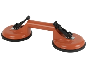 Стеклодомкрат WIEDERKRAFT двойной, вакуумная присоска 80 кг, металлический корпус WDK-65610