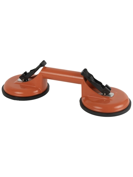 Стеклодомкрат WIEDERKRAFT двойной, вакуумная присоска 80 кг, металлический корпус WDK-65610