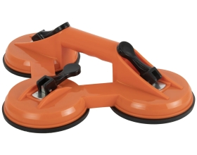 Стеклодомкрат-присоска WIEDERKRAFT тройной, вакуумная присоска 130 кг WDK-65613