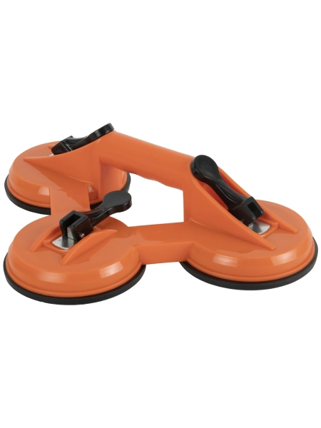 Стеклодомкрат-присоска WIEDERKRAFT тройной, вакуумная присоска 130 кг WDK-65613