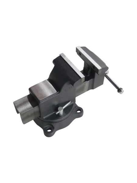 Профессиональные слесарные тиски WIEDERKRAFT поворотные, с наковальней, 125 мм WDK-BV125