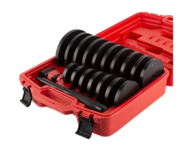 Набор оправок для выпрессовки/запрессовки подшипников и РМИ WIEDERKRAFT 70-150 мм WDK-214900