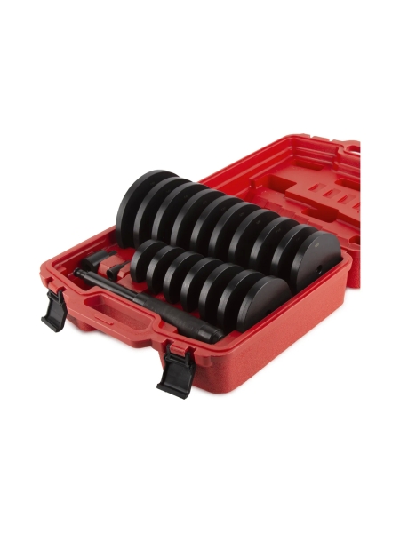 Набор оправок для выпрессовки/запрессовки подшипников и РМИ WIEDERKRAFT 70-150 мм WDK-214900