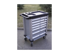 Инструментальная тележка WIEDERKRAFT  7 ящиков WDK-907