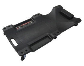 Подкатной пластиковый лежак WIEDERKRAFT 6 поворотных колес, мягкое изголовье WDK-84068