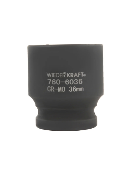 Головка ударная 6-гранная (36 мм; 3/4) WIEDERKRAFT WDK-760-6036