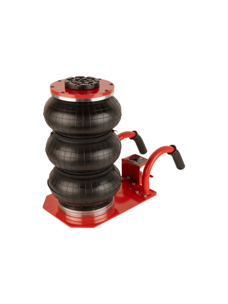 Пневматический домкрат WIEDERKRAFT 3т 145-440mm с короткими ручками, WDK-81813A