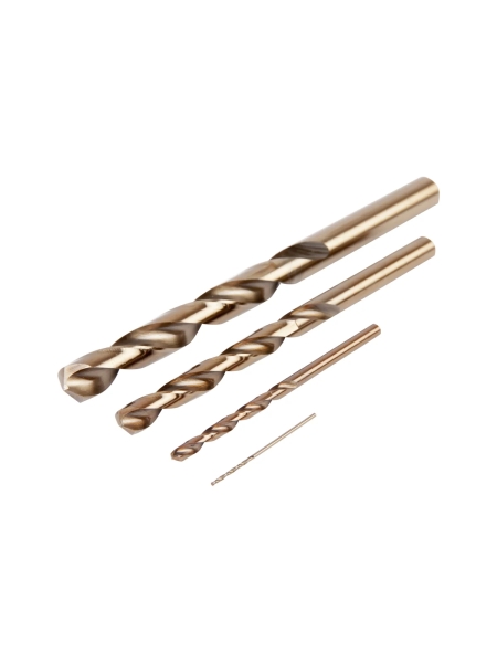 Набор сверл по металлу в металлическом кейсе (19 шт; 1-10 мм; шаг 0.5 мм; HSS-Co) WIEDERKRAFT WDK-DC19