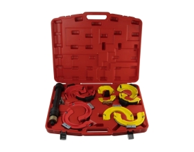 Усиленный съемник пружин WIEDERKRAFT 5 пар захватов, для сжатия и сборки/разборки стоек амортизаторов автомобилей WDK-214029A