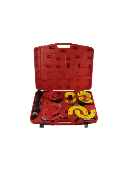 Усиленный съемник пружин WIEDERKRAFT 5 пар захватов, для сжатия и сборки/разборки стоек амортизаторов автомобилей WDK-214029A