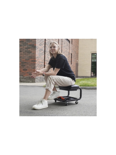 Ремонтный рабочий табурет на колесиках WIEDERKRAFT WDK-86030