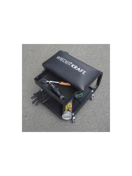 Ремонтный рабочий табурет на колесиках WIEDERKRAFT WDK-86030