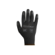 Защитные легкие бесшовные перчатки WIEDERKRAFT размер XL, пара WDK-PU01B/XL