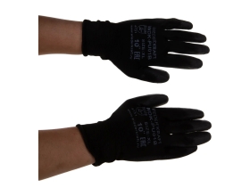 Защитные легкие бесшовные перчатки WIEDERKRAFT размер XL, пара WDK-PU01B/XL