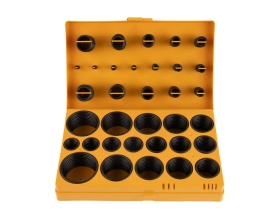 Набор уплотнительных колец KRAFTAIR резиновых, черных, 407 шт WDK-214049