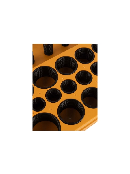 Набор уплотнительных колец KRAFTAIR резиновых, черных, 407 шт WDK-214049