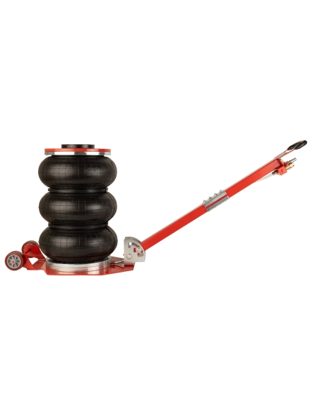 Домкрат пневматический подкатной WIEDERKRAFT 5т, 145-440 мм, с регулировкой угла наклона рукояти WDK-81813D