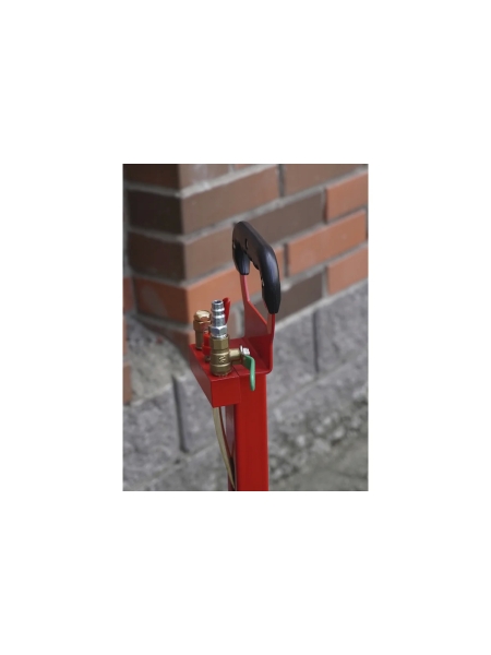 Домкрат пневматический подкатной WIEDERKRAFT 5т, 145-440 мм, с регулировкой угла наклона рукояти WDK-81813D