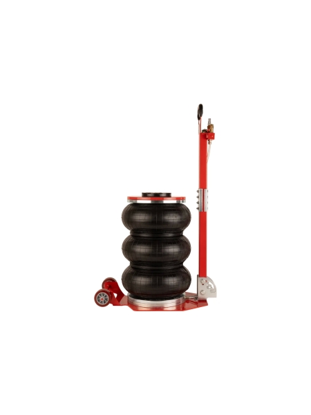 Домкрат пневматический подкатной WIEDERKRAFT 5т, 145-440 мм, с регулировкой угла наклона рукояти WDK-81813D