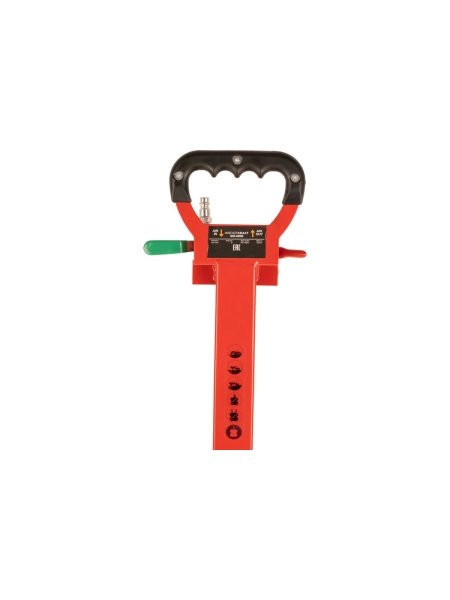 Домкрат пневматический подкатной WIEDERKRAFT 5т, 145-440 мм, с регулировкой угла наклона рукояти WDK-81813D