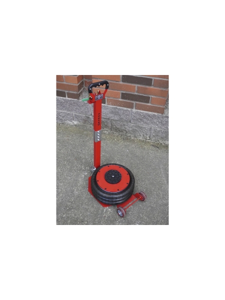 Домкрат пневматический подкатной WIEDERKRAFT 5т, 145-440 мм, с регулировкой угла наклона рукояти WDK-81813D