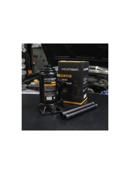 Бутылочный гидравлический домкрат 6 т, высота 183-360 WIEDERKRAFT WDK-81060