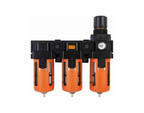 Модульная группа с тремя влаго-маслоотделителями и регулятором давления 1/2'' WIEDERKRAFT WDK-70744