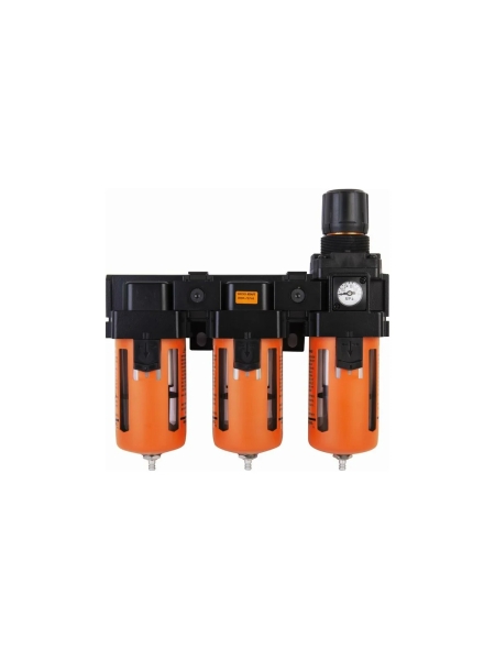 Модульная группа с тремя влаго-маслоотделителями и регулятором давления 1/2'' WIEDERKRAFT WDK-70744