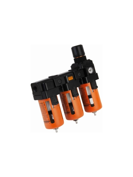 Модульная группа с тремя влаго-маслоотделителями и регулятором давления 1/2'' WIEDERKRAFT WDK-70744