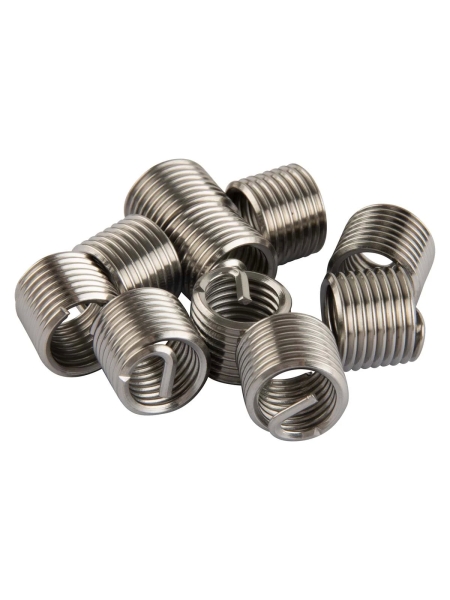 Набор вставок резьбовых WIEDERKRAFT для левой резьбы M10x1.5, 1.5 d, 10 предметов WDK-INL1015