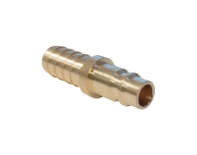 Штуцер быстроразъемного соединения WIEDERKRAFT елочка под шланг 12 мм, латунь WDK-40PHB