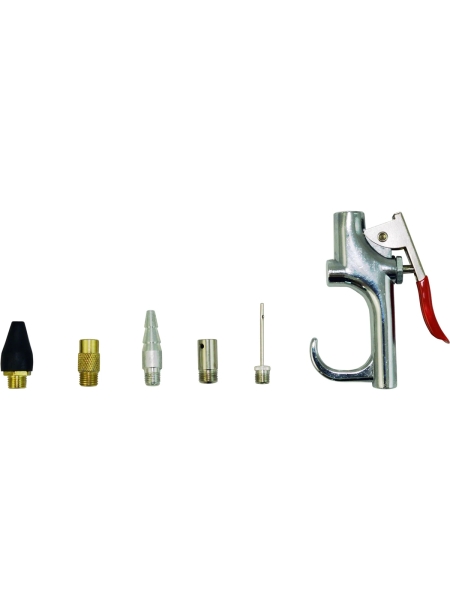 Пневматический обдувочный пистолет с набором аксессуаров WIEDERKRAFT WDK-65111