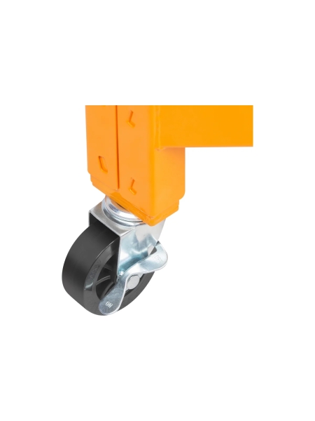 Рабочий стул для автослесаря WIEDERKRAFT с лотком для инструмента WDK-86016