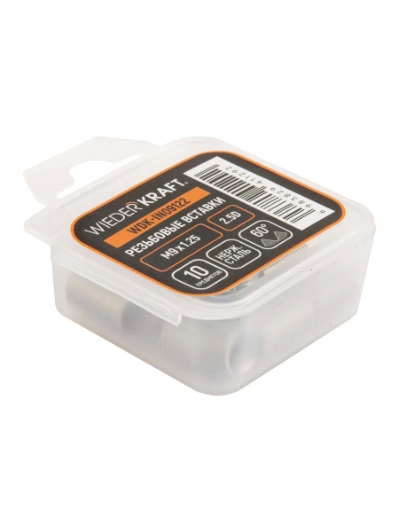 Набор вставок резьбовых WIEDERKRAFT M9x1.25, 2,5d, 10 предметов WDK-IN09122