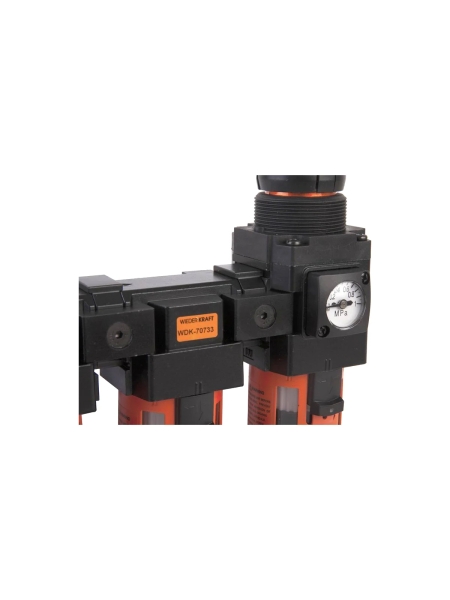 Модульная группа с тремя влаго-маслоотделителями и регулятором давления WIEDERKRAFT WDK-70733