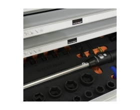 Набор пневматического и динамометрического инструмента WIEDERKRAFT в ложементе, 38 предметов WDK-3740X