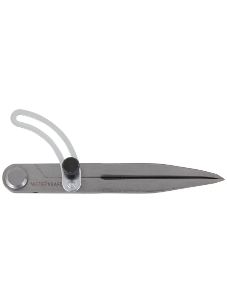 Разметочный циркуль WIEDERKRAFT 125 мм, с дугой WDK-CW125