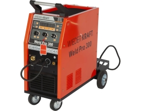 Сварочный инверторный аппарат WIEDERKRAFT 300A 380В MIG/MAG/MMA/Lift TIG горелка 24AK WELD Pro 300