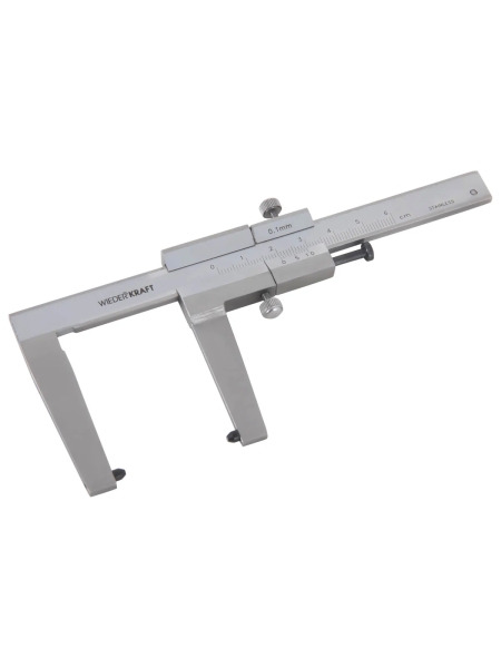 Штангенциркуль для тормозных дисков WIEDERKRAFT 0-60 мм, 0.1 мм, губки 55 мм WDK-DB601