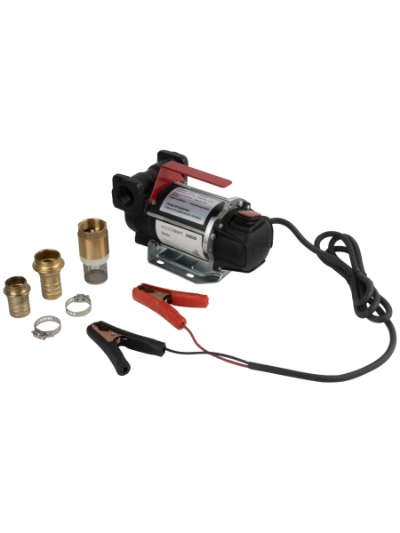 Электрический насос для раздачи топлива WIEDERKRAFT 300 вт, раздаточный шланг 2 м, резиновый шланг WDK-DYB50HT