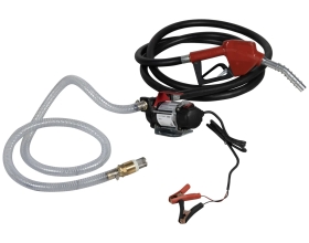 Электрический насос для раздачи топлива WIEDERKRAFT 300 вт, раздаточный шланг 2 м, резиновый шланг WDK-DYB50HT