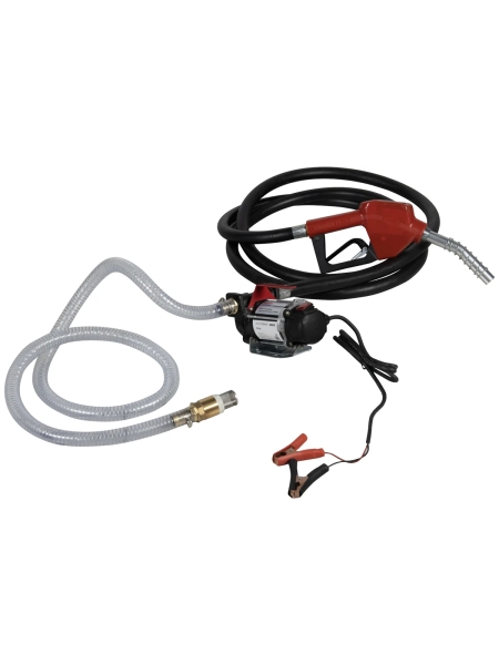 Электрический насос для раздачи топлива WIEDERKRAFT 300 вт, раздаточный шланг 2 м, резиновый шланг WDK-DYB50HT