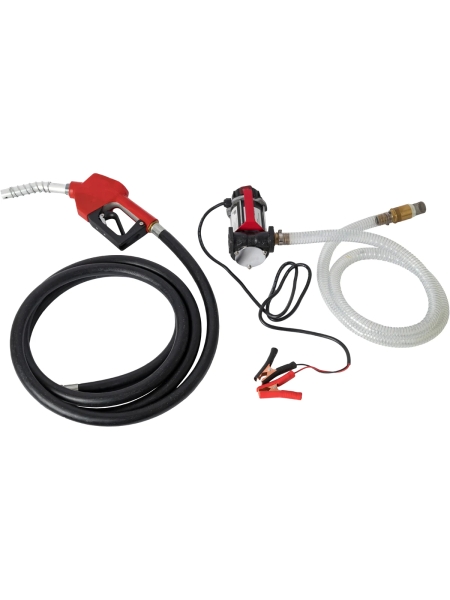 Электрический насос для раздачи топлива WIEDERKRAFT 300 вт, раздаточный шланг 2 м, резиновый шланг WDK-DYB50HT