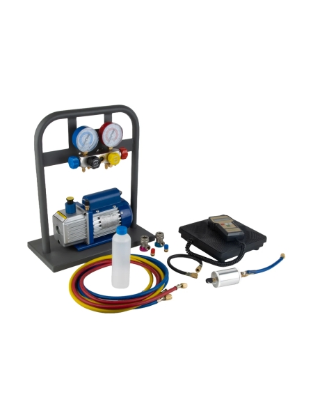 Ручная установка для заправки кондиционеров WIEDERKRAFT WDK-AC50