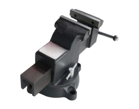 Профессиональные слесарные тиски WIEDERKRAFT поворотные, с наковальней, 100 мм WDK-BV100