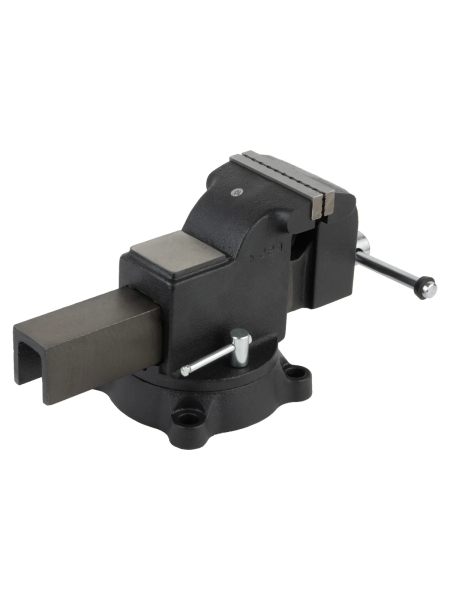 Профессиональные слесарные тиски WIEDERKRAFT поворотные, с наковальней, 100 мм WDK-BV100