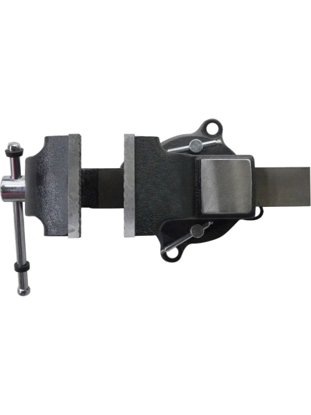 Профессиональные слесарные тиски WIEDERKRAFT поворотные, с наковальней, 100 мм WDK-BV100