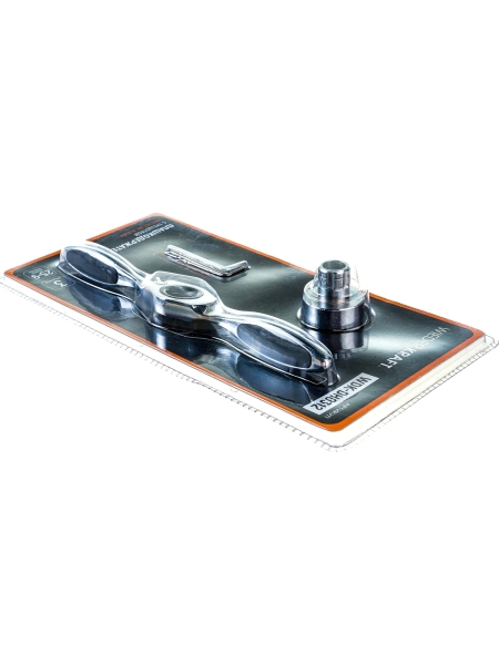 Плашкодержатель WIEDERKRAFT с трещоткой, 3 предмета WDK-DH0312