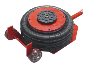 Пневматический подкатной домкрат WIEDERKRAFT г/п 3 т, 135-435 мм, с удлинённой рукоятью, WDK-81813B