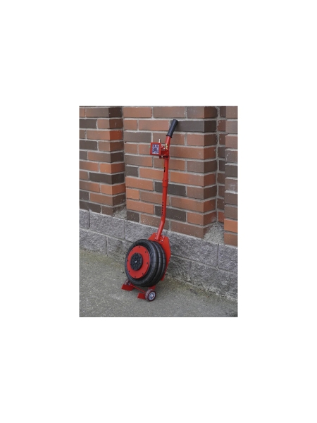 Пневматический подкатной домкрат WIEDERKRAFT г/п 3 т, 135-435 мм, с удлинённой рукоятью, WDK-81813B